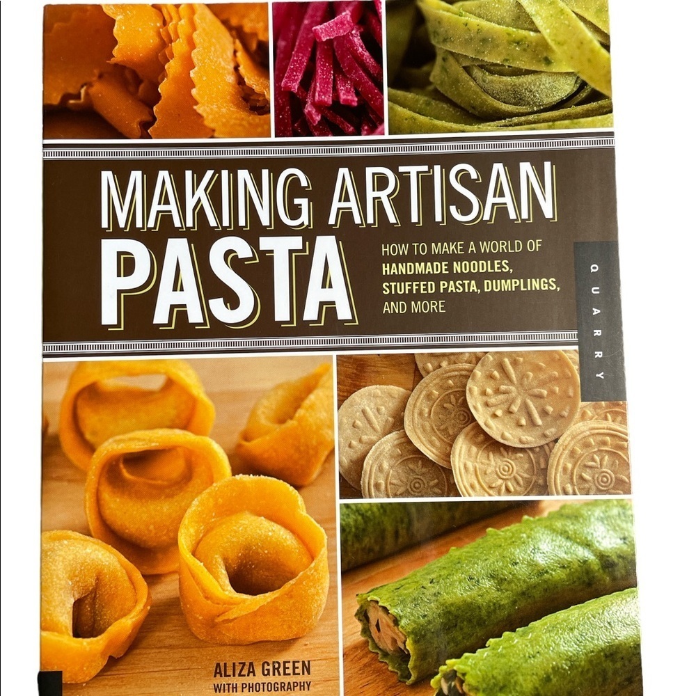 Making Artisan Pasta Quarry Cook Book. New without tags.